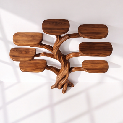 Tree Branch Bookshelf Natural Wood