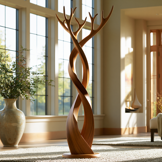 Sculptural Wooden Tree Branch Coat