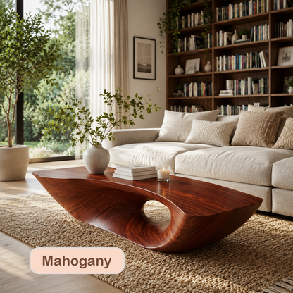 Handmade Artisanal Solid Wood Coffee Table