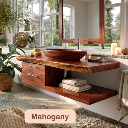 Modern Bathroom Vanity Solid Wood