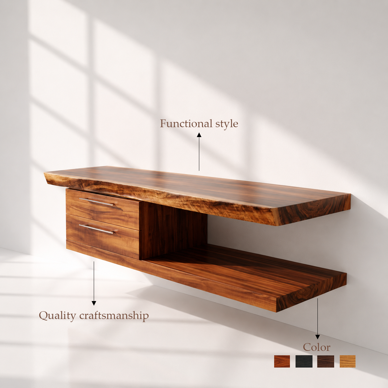 Modern Bathroom Vanity Solid Wood