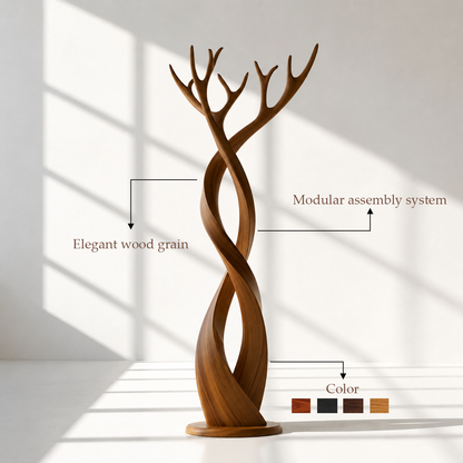 Sculptural Wooden Tree Branch Coat