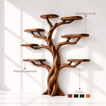Tree Branch Bookshelf Natural Wood