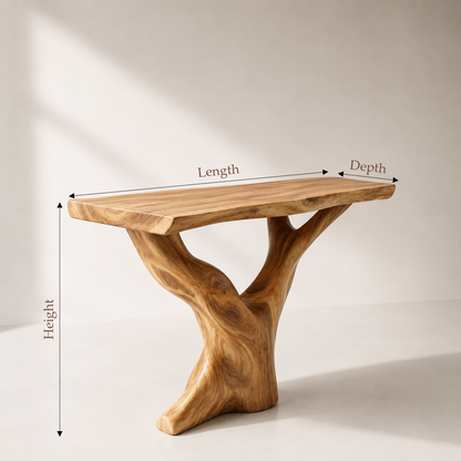 Solid Wood Bathroom Vanity Console