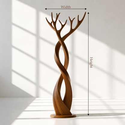 Sculptural Wooden Tree Branch Coat