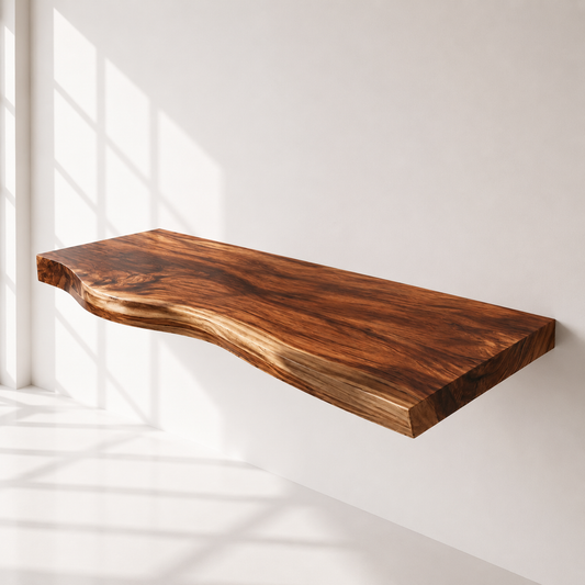 Live Edge Floating Bathroom Vanity