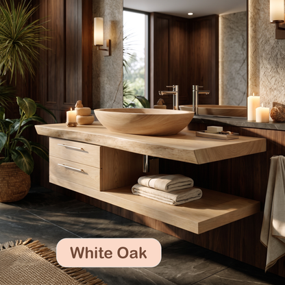 Modern Bathroom Vanity Solid Wood