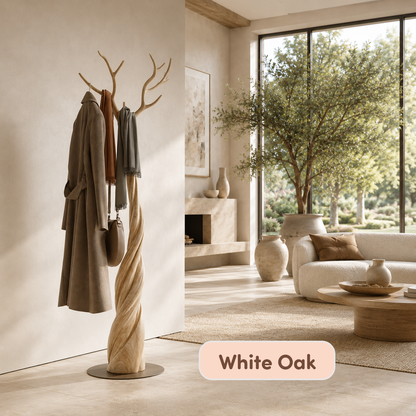 Modern Solid Wood Tree Coat Rack