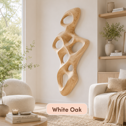 Handmade Contemporary Wood Wall Statement Art