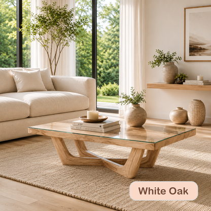 Handmade Modern Live Edge Coffee Table